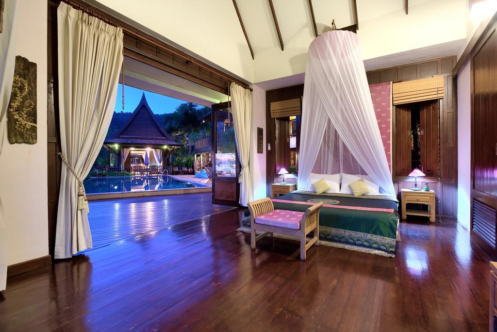 Villa Thai Teak - Panoramic Sea & Sunset Views Koh Samui Bilik gambar