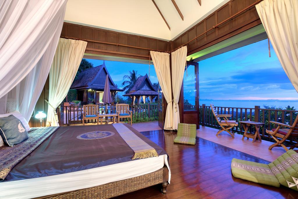 Villa Thai Teak - Panoramic Sea & Sunset Views Koh Samui Bilik gambar