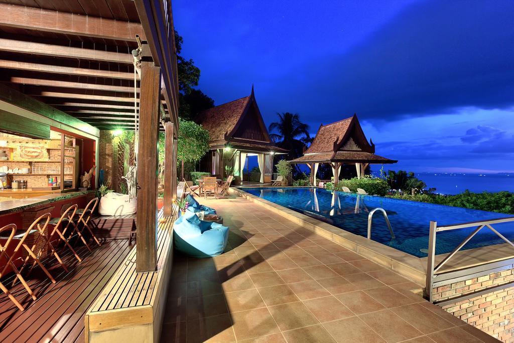 Villa Thai Teak - Panoramic Sea & Sunset Views Koh Samui Bilik gambar