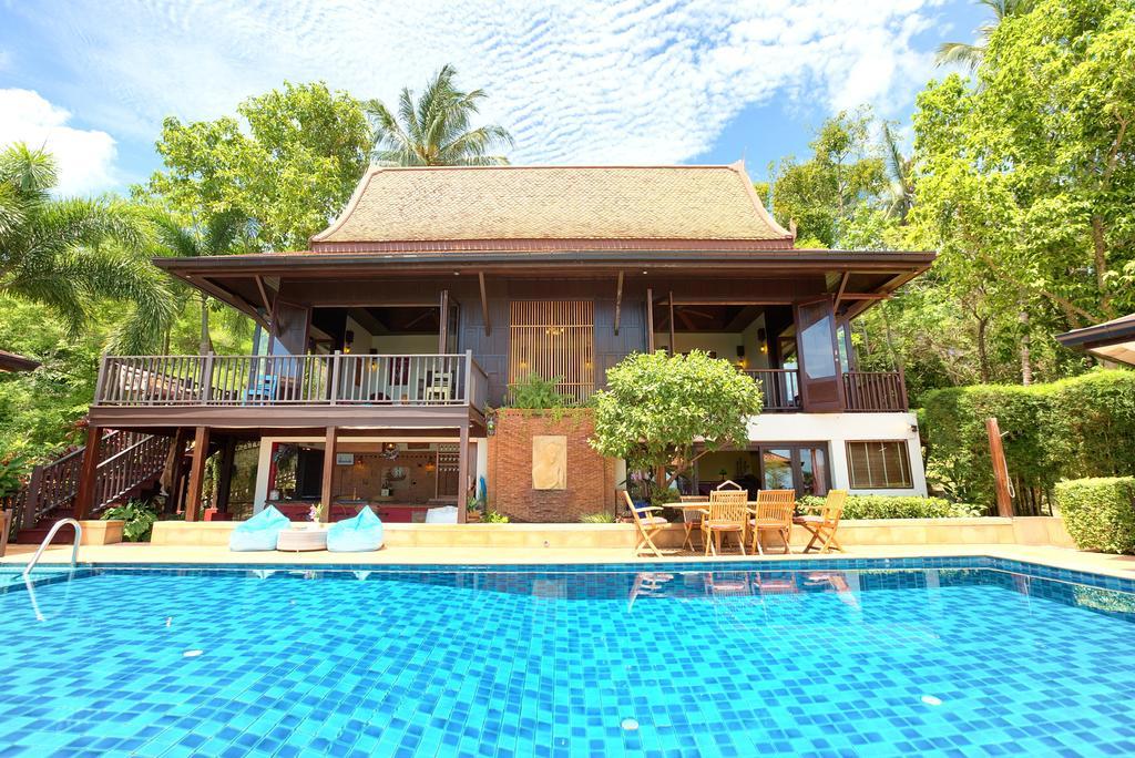Villa Thai Teak - Panoramic Sea & Sunset Views Koh Samui Bilik gambar