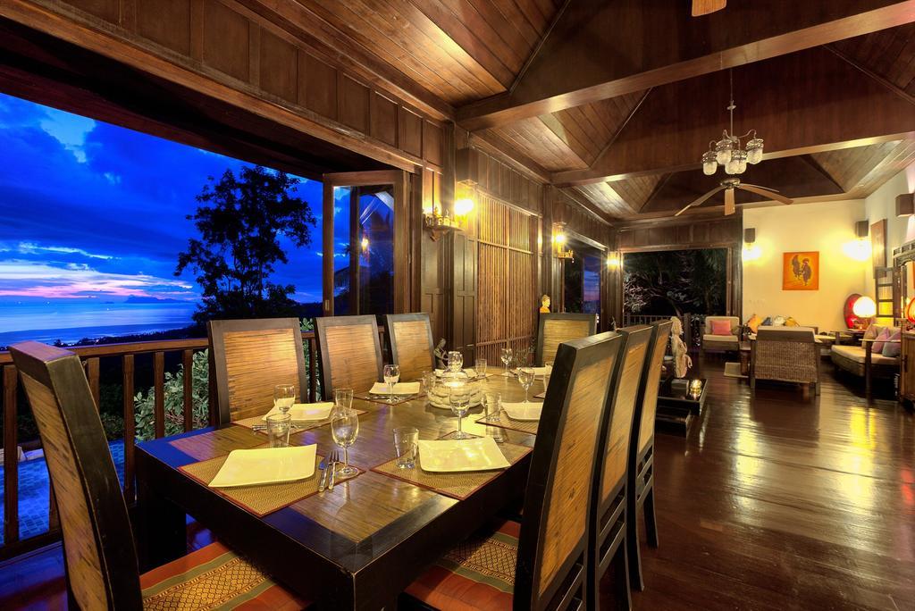 Villa Thai Teak - Panoramic Sea & Sunset Views Koh Samui Bilik gambar