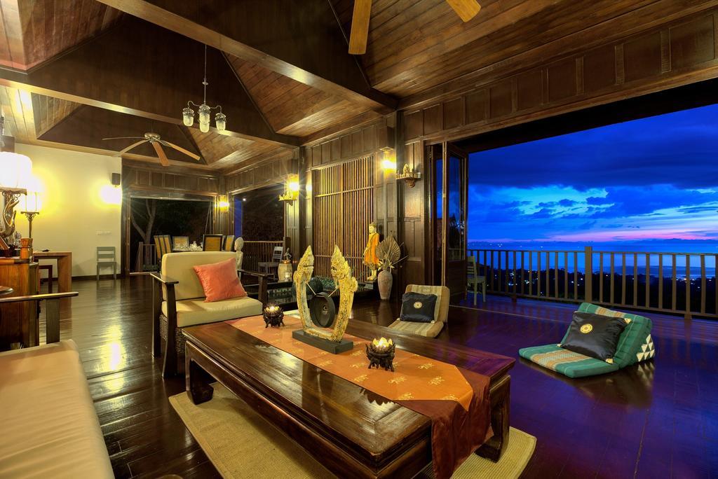 Villa Thai Teak - Panoramic Sea & Sunset Views Koh Samui Bilik gambar