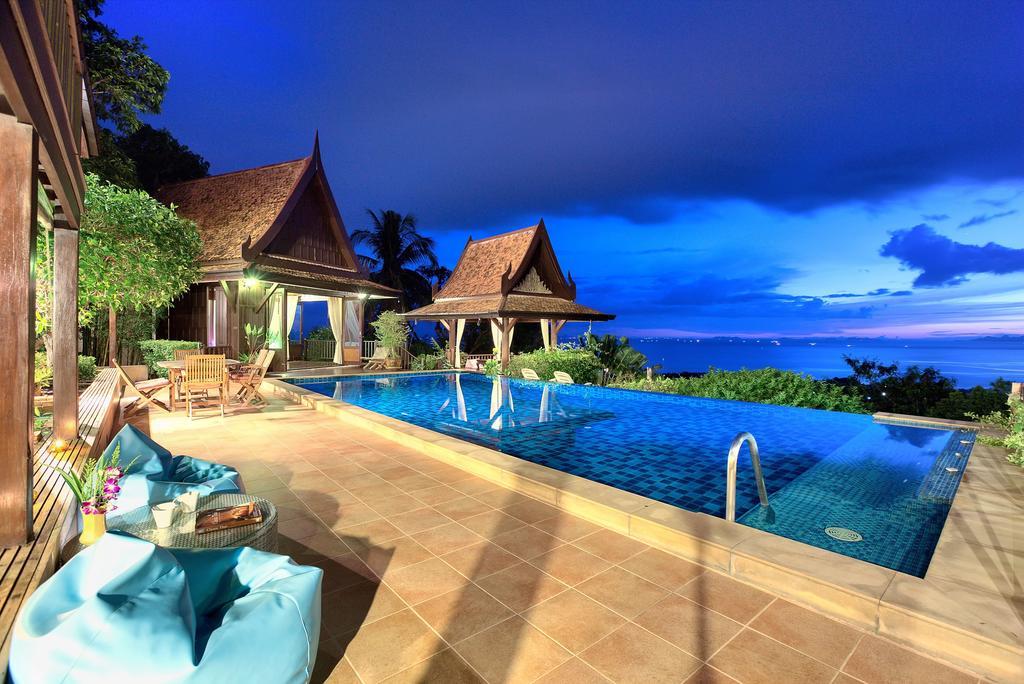 Villa Thai Teak - Panoramic Sea & Sunset Views Koh Samui Bilik gambar