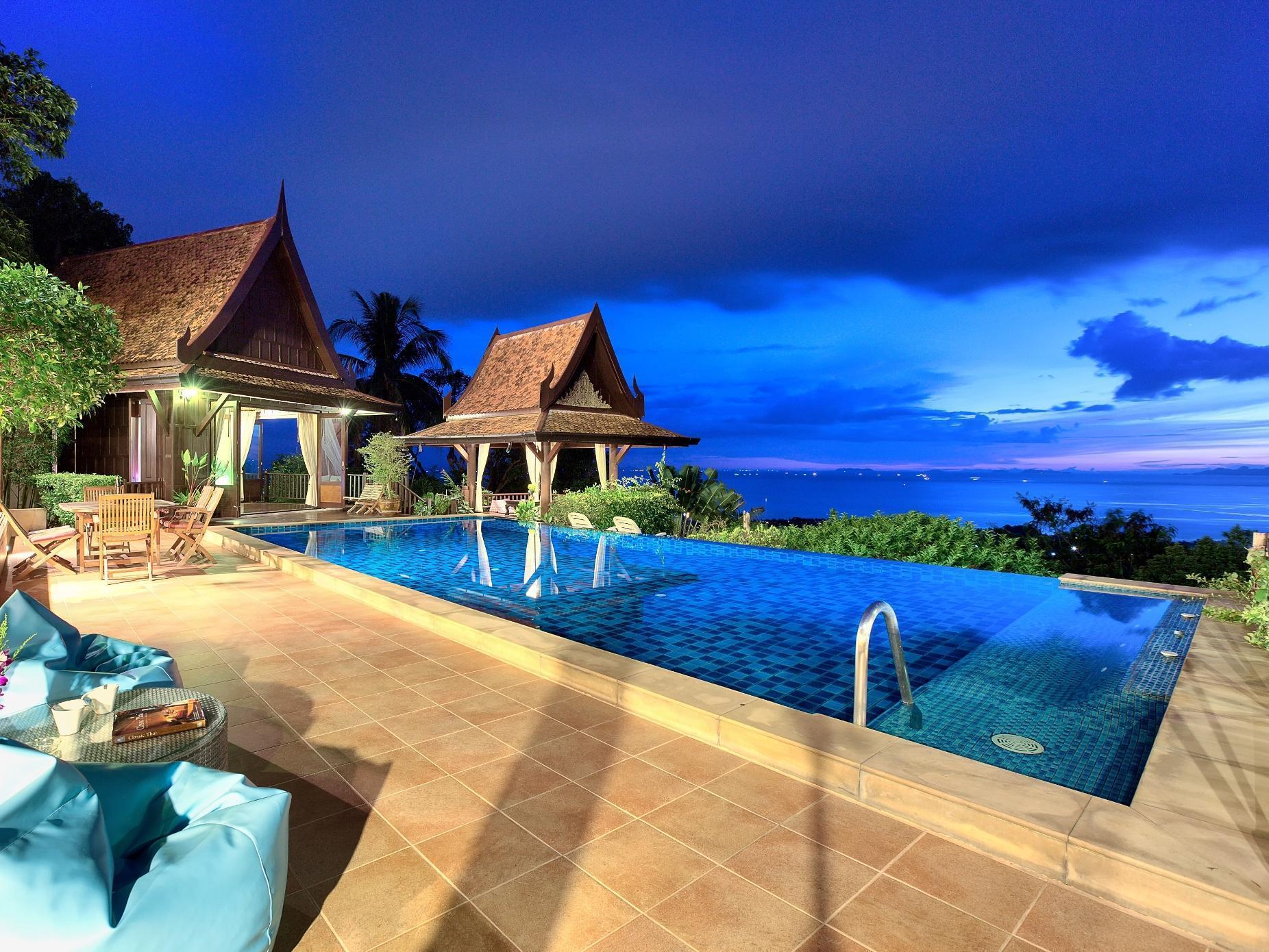 Villa Thai Teak - Panoramic Sea & Sunset Views Koh Samui Luaran gambar