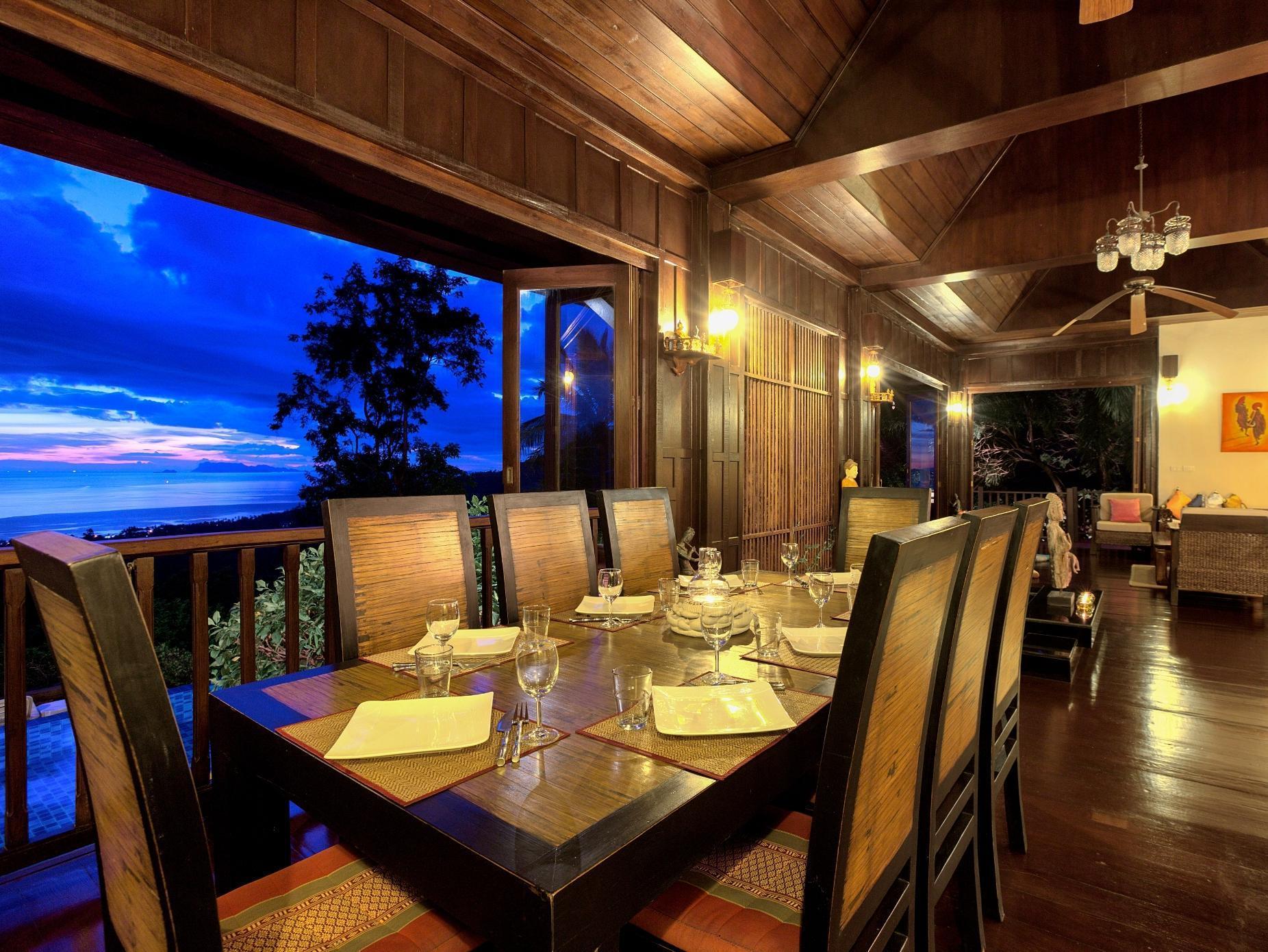 Villa Thai Teak - Panoramic Sea & Sunset Views Koh Samui Luaran gambar