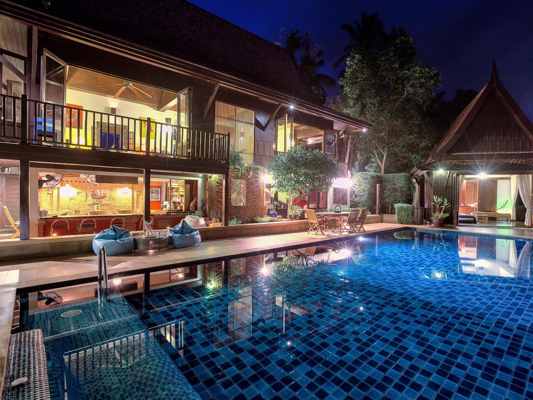 Villa Thai Teak - Panoramic Sea & Sunset Views Koh Samui Luaran gambar